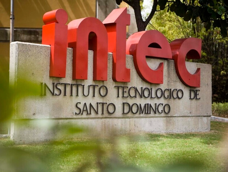 school logo sign for INTEC in santo Domingo