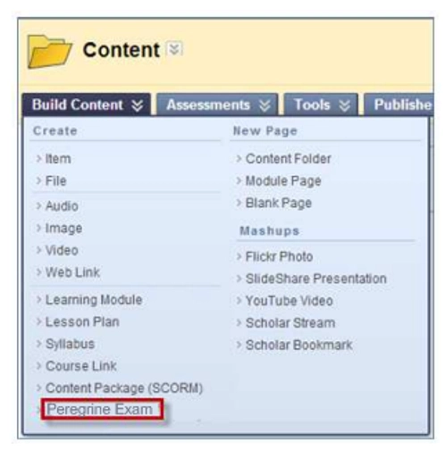 An image of building content in the blackboard integration setup