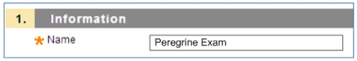 An image of naming the assessment in the blackboard integration setup