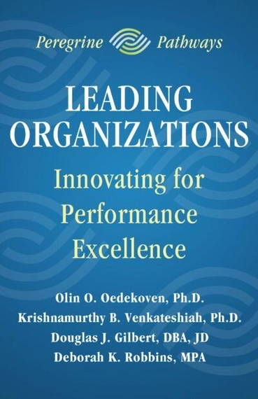 The front cover of the book Leading Organizations